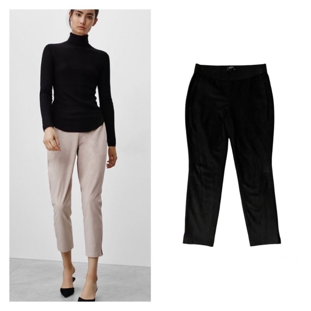 Aritzia Ankle & Cropped Pants in Black and Cream